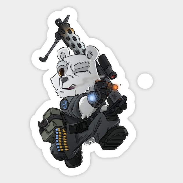 Tactical Teddies ® TTHQ Herbart Sticker by hiwez